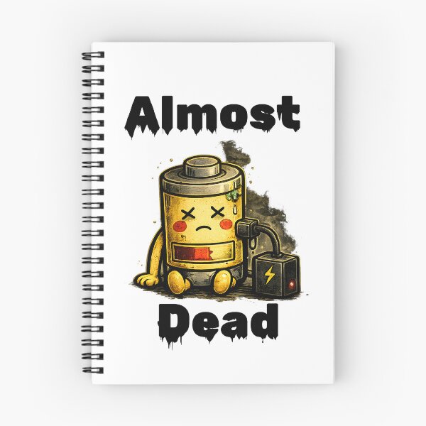Item preview, Social Battery Almost Dead Shirt – Low Energy Funny Introvert Aesthetic Tee designed and sold by DesignTeamHub.