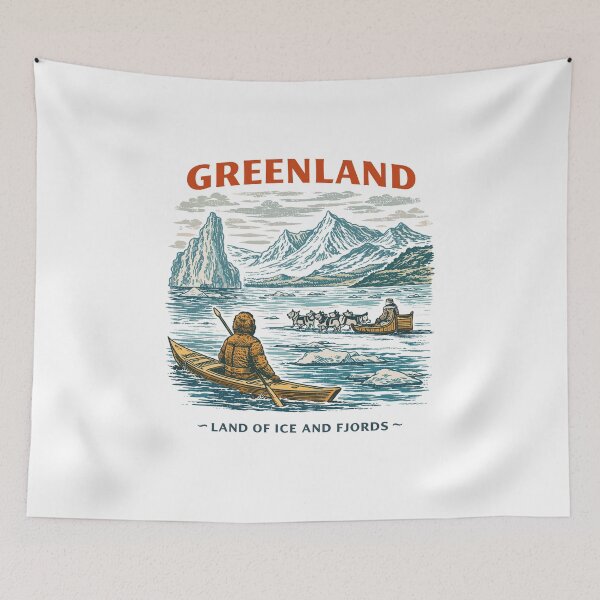 Item preview, Greenland Adventure T-Shirt designed and sold by Matinez Pink.