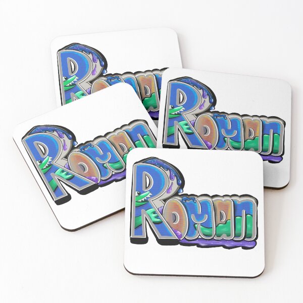 Item preview, Roman Personalized Custom name Boys Men Teens Blue Graffiti Bubble Letters Streetwear Typography Art designed and sold by Artonmytee.