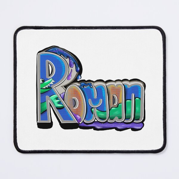 Item preview, Roman Personalized Custom name Boys Men Teens Blue Graffiti Bubble Letters Streetwear Typography Art designed and sold by Artonmytee.