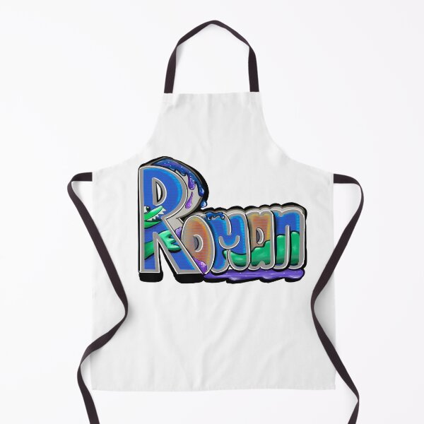 Item preview, Roman Personalized Custom name Boys Men Teens Blue Graffiti Bubble Letters Streetwear Typography Art designed and sold by Artonmytee.