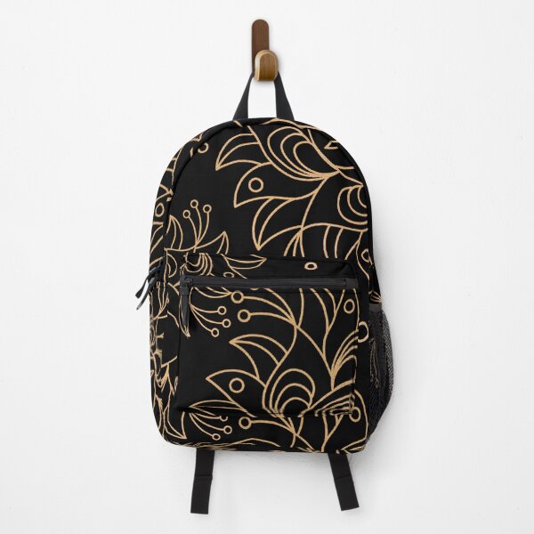 Item preview, Luxury Black Gold Floral Mandala Seamless Pattern Design designed and sold by NadDot.