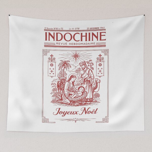 Item preview, Vintage Indochine Christmas Nativity T-Shirt designed and sold by Matinez Pink.