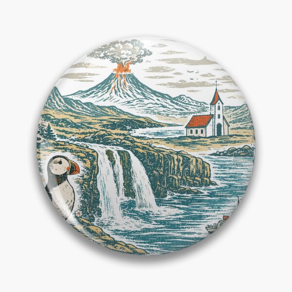 Item preview, Iceland Travel T-Shirt designed and sold by Matinez Pink.