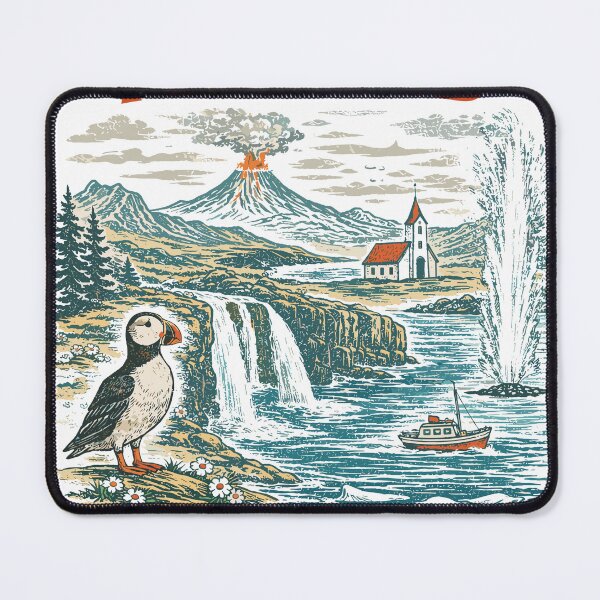 Item preview, Iceland Travel T-Shirt designed and sold by Matinez Pink.