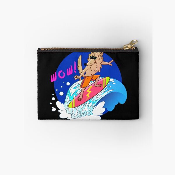 Item preview, Surfer Wolf Wave Cartoon Poster Design Today Graphic designed and sold by LisaAlma.