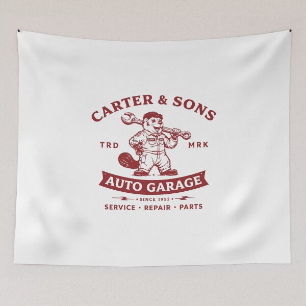 Item preview, Vintage Auto Garage T-Shirt designed and sold by Matinez Pink.