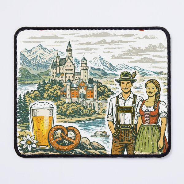 Item preview, Germany Travel Poster T-Shirt designed and sold by Matinez Pink.