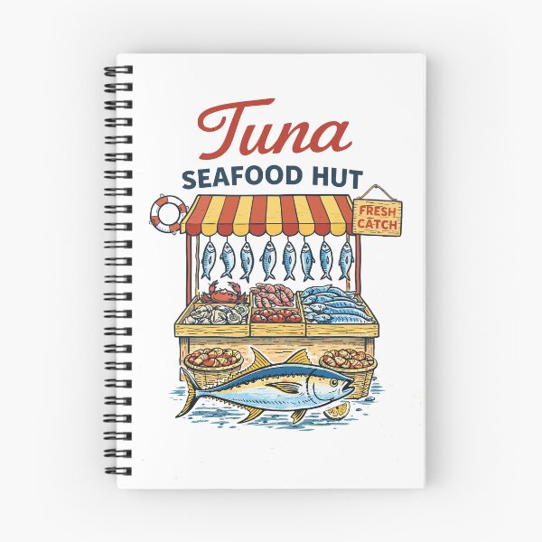 Item preview, Tuna Seafood Hut Fresh Catch designed and sold by Matinez Pink.
