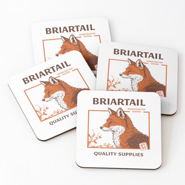 Item preview, Briartail Fox Handcrafted T-Shirt designed and sold by Matinez Pink.