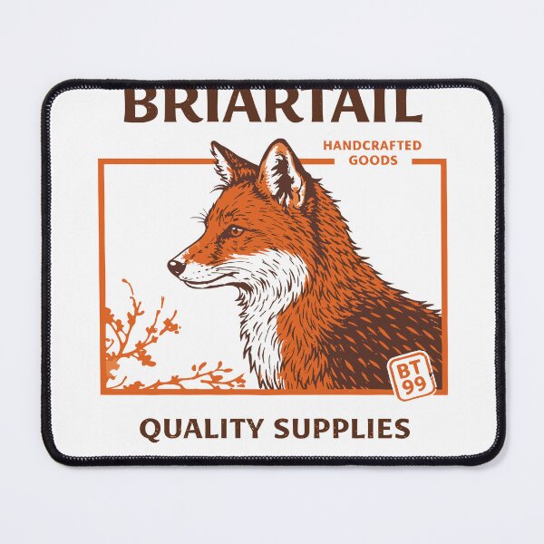 Item preview, Briartail Fox Handcrafted T-Shirt designed and sold by Matinez Pink.