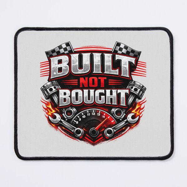 Item preview, Built Not Bought: True Gearhead Pride designed and sold by Luminous Trails.