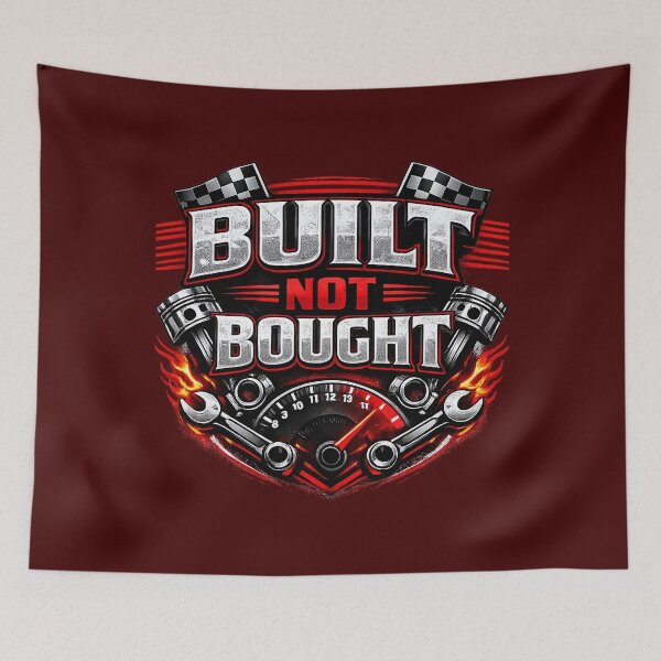 Item preview, Built Not Bought: True Gearhead Pride designed and sold by Luminous Trails.