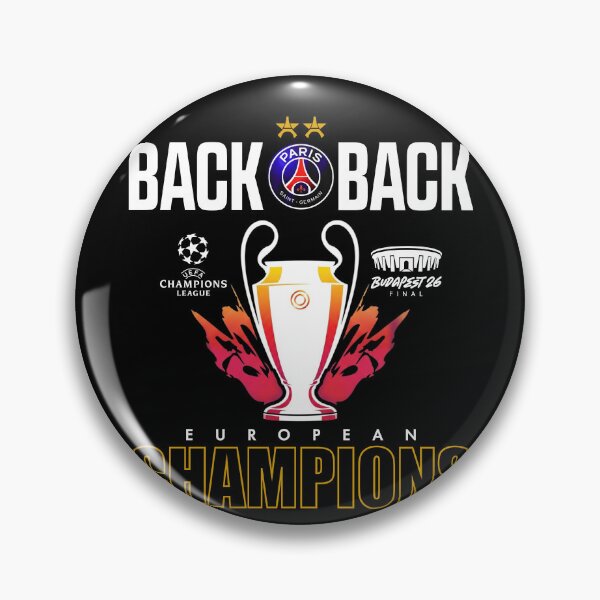 Item preview, PSG ÉTOILE EIFFEL 2 – Back 2Back Champions Europe 2026 designed and sold by NuralsArt.