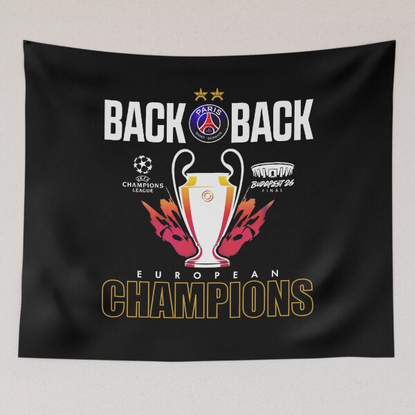 Item preview, PSG ÉTOILE EIFFEL 2 – Back 2Back Champions Europe 2026 designed and sold by NuralsArt.