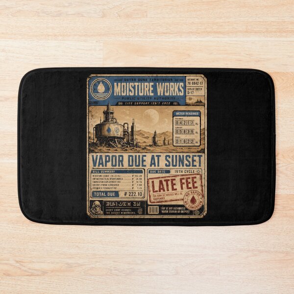 Item preview, Desert Moisture Utility Bill designed and sold by agearb.