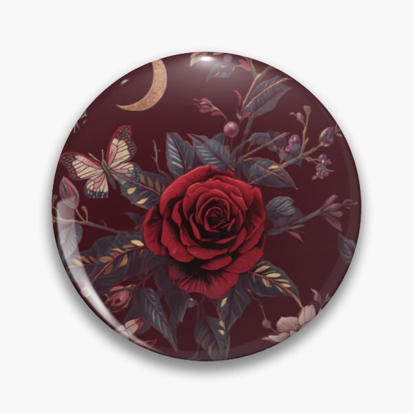 Item preview, Dark Feminine Rose Pattern | Gothic Floral Aesthetic designed and sold by DesignsByTaara.