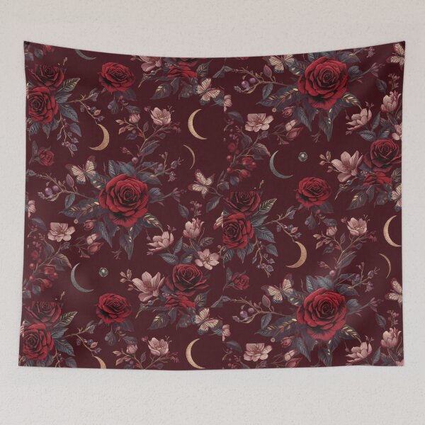 Item preview, Dark Feminine Rose Pattern | Gothic Floral Aesthetic designed and sold by DesignsByTaara.