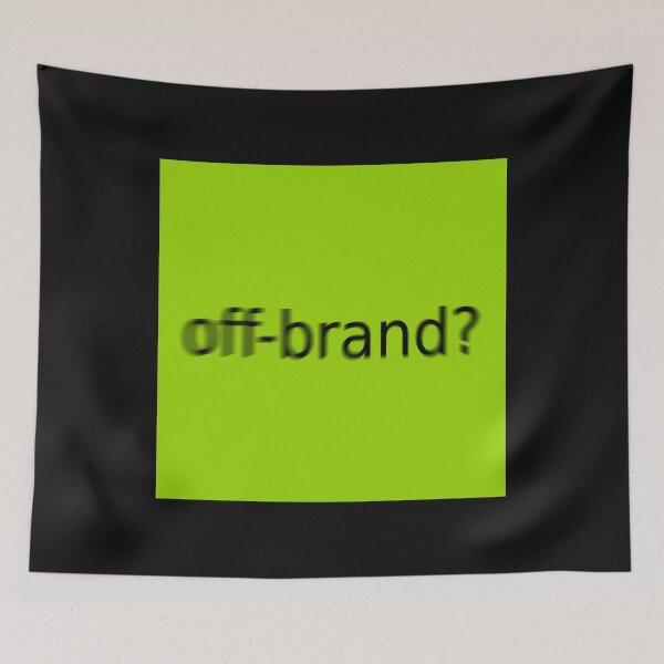 Item preview, Supreme Green Off-brand Question Mark Square designed and sold by Dancing Papaya.