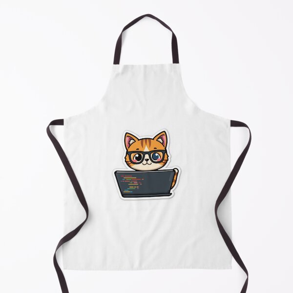 Item preview, Cute Coding Cat IT Developer Sticker designed and sold by Gulele7.