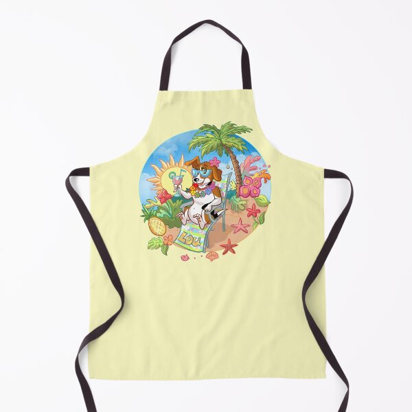 Item preview, Summer Beach Dog Beagle Tropical Vacation Design designed and sold by TeamLouOfficial.