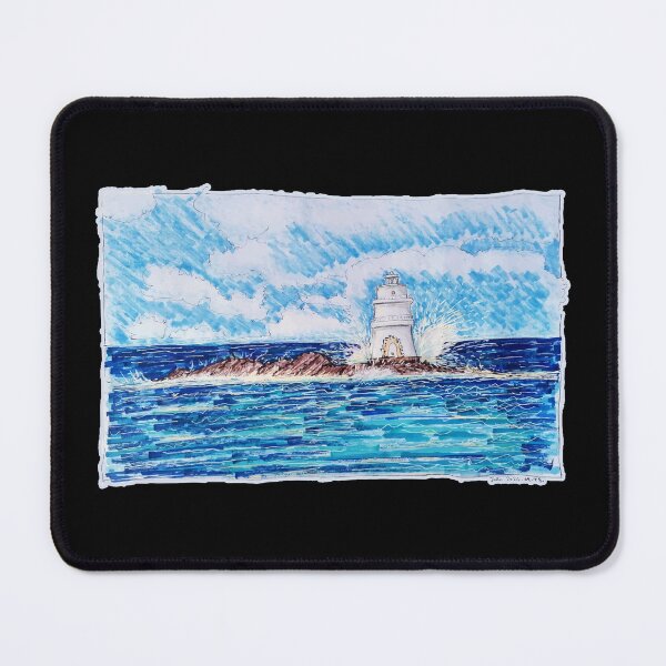Item preview, Lighthouse in Blue designed and sold by JoseloRochaArt.