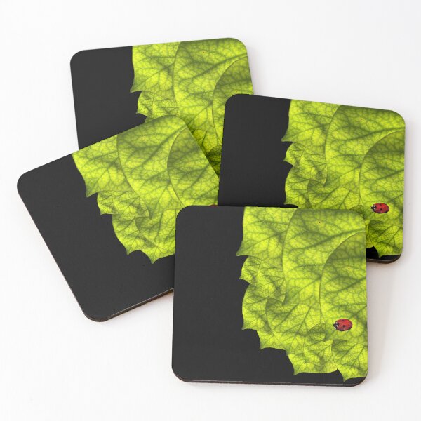 Item preview, lady bug leaf, digital doodle with photograph designed and sold by GiSilver.