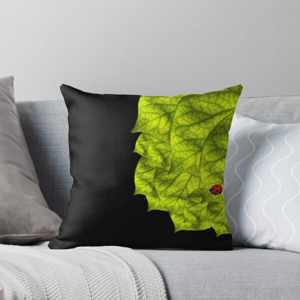 Item preview, lady bug leaf, digital doodle with photograph designed and sold by GiSilver.