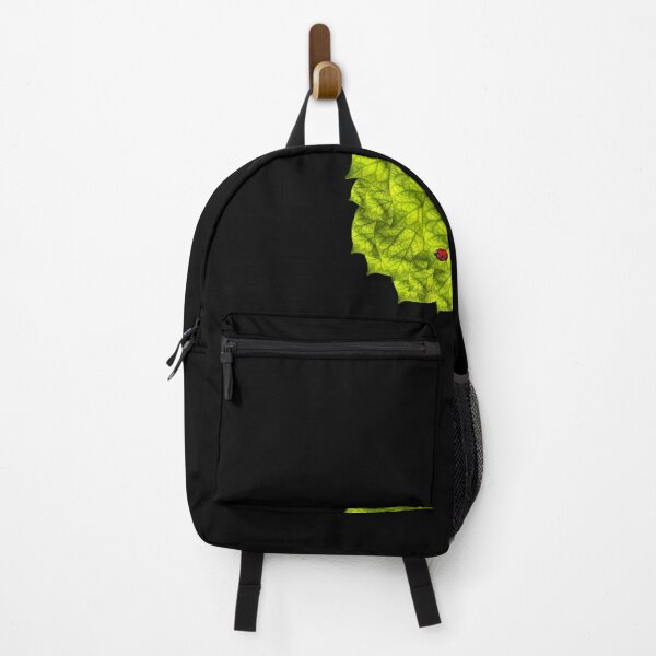 Item preview, lady bug leaf, digital doodle with photograph designed and sold by GiSilver.
