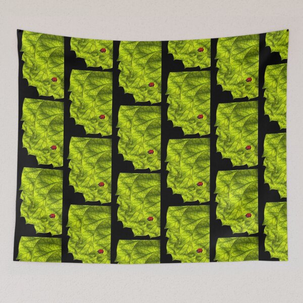 Item preview, lady bug leaf, digital doodle with photograph designed and sold by GiSilver.