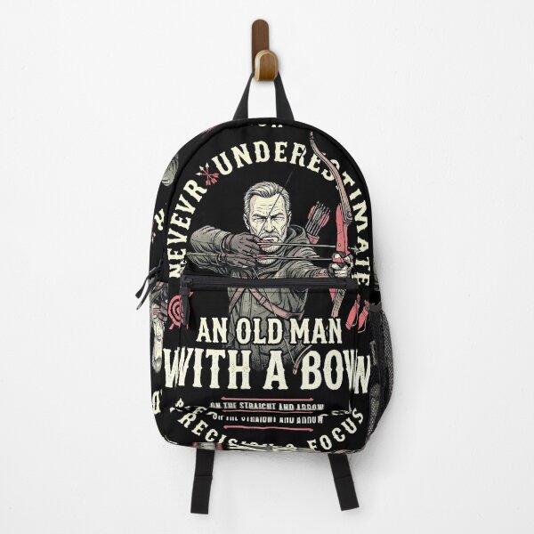 Item preview, Never Underestimate An Old Man With A Bow Archery Archer designed and sold by GrandeDuc.