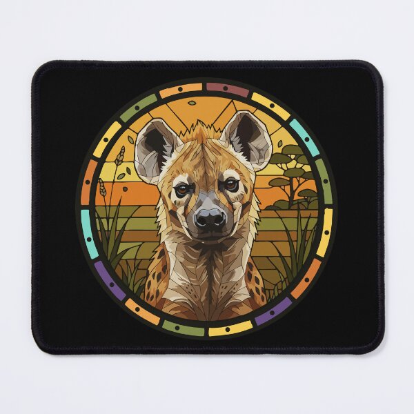 Item preview, Hyena Stained Glass Art African Safari Wildlife designed and sold by d247.