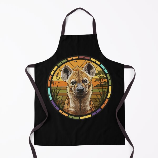 Item preview, Hyena Stained Glass Art African Safari Wildlife designed and sold by d247.