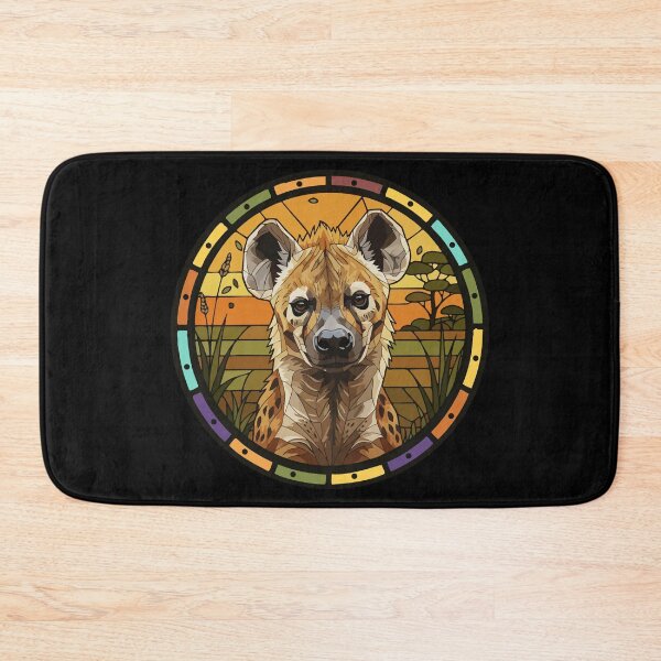 Item preview, Hyena Stained Glass Art African Safari Wildlife designed and sold by d247.