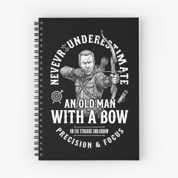 Item preview, Never Underestimate An Old Man With A Bow Archery Archer designed and sold by GrandeDuc.