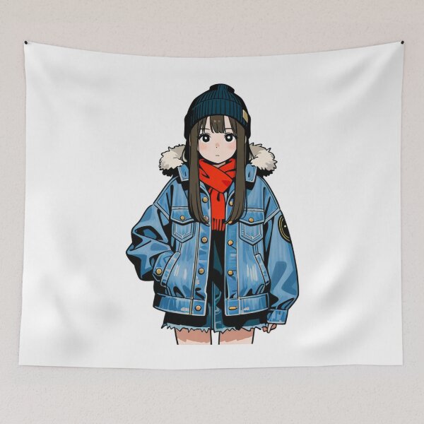 Item preview, Fashion - casualloo woman denim jacket designed and sold by AnimeShin.