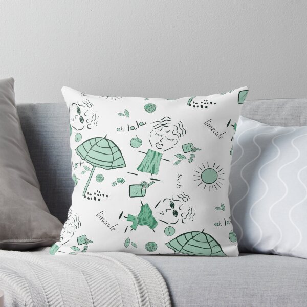 Item preview, Chic Summer Beach Doodle Seamless Pattern - Retro Resort Vibes designed and sold by altastudio.