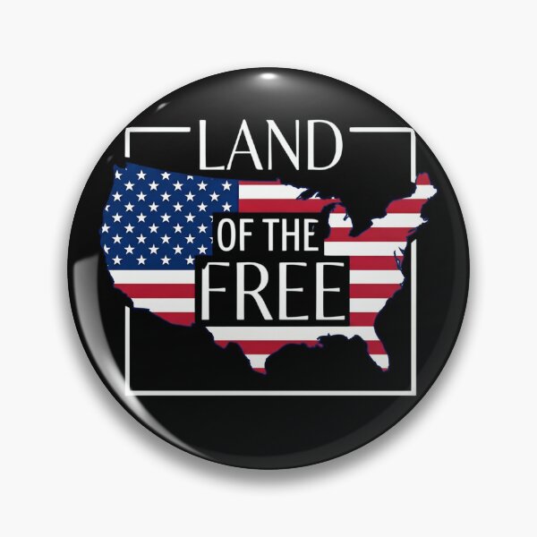 Item preview, USA Flag Map Land Of The Free Independence Day Patriotic designed and sold by DH-ArtLab.