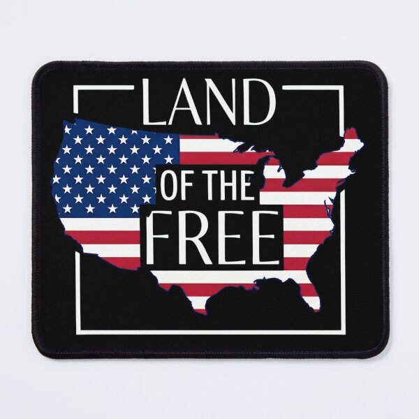 Item preview, USA Flag Map Land Of The Free Independence Day Patriotic designed and sold by DH-ArtLab.