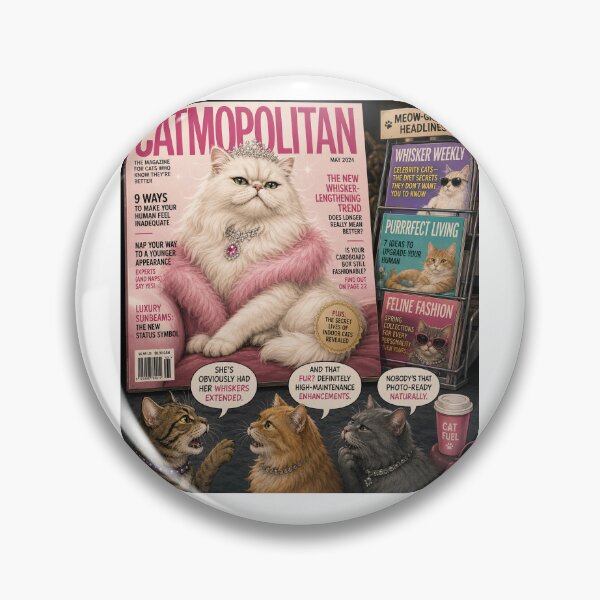 Item preview, Cat Magazine Spoof designed and sold by GentleKnight.