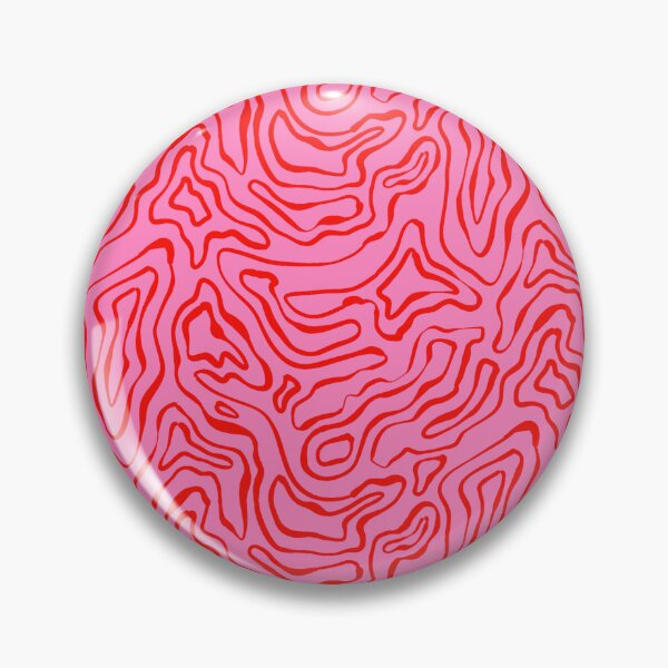 Item preview, Neon Pink Wavy Contours designed and sold by DafneDStudio.