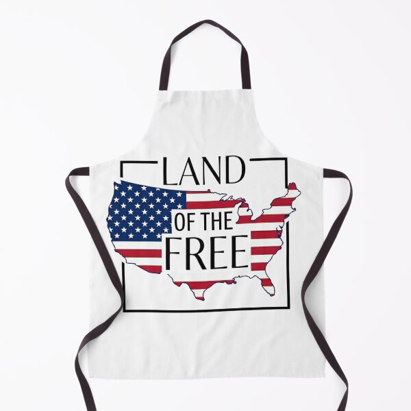 Item preview, USA Flag Map Land Of The Free Independence Day Patriotic (black) designed and sold by DH-ArtLab.