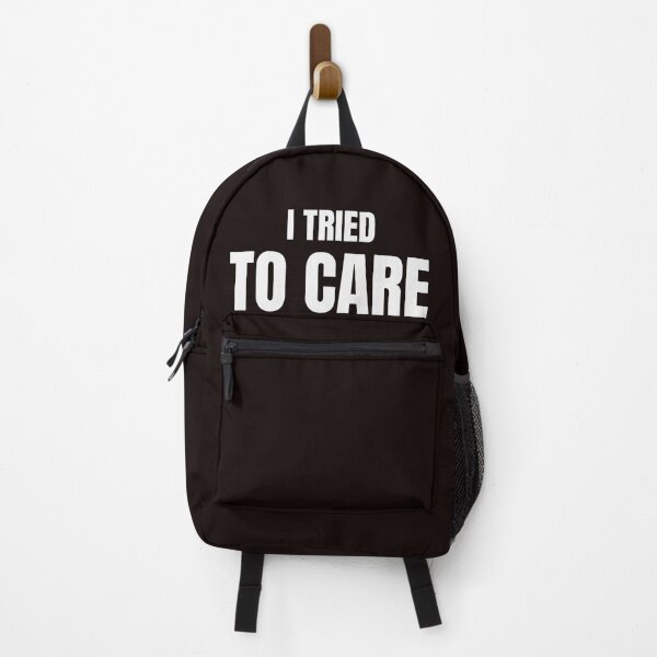 Item preview, I Tried To Care – Funny Sarcastic Burnout Quote designed and sold by ArtPer-design.