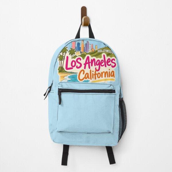 Item preview, Los Angeles California Hollywood Skyline Palm Trees designed and sold by HowToCanadian.