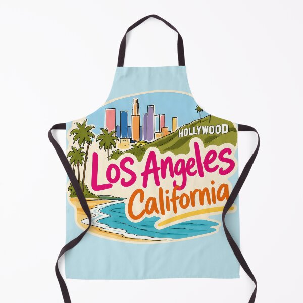 Item preview, Los Angeles California Hollywood Skyline Palm Trees designed and sold by HowToCanadian.