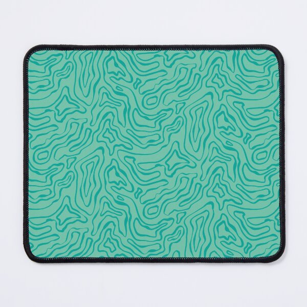 Item preview, Mint Wavy Contours designed and sold by DafneDStudio.