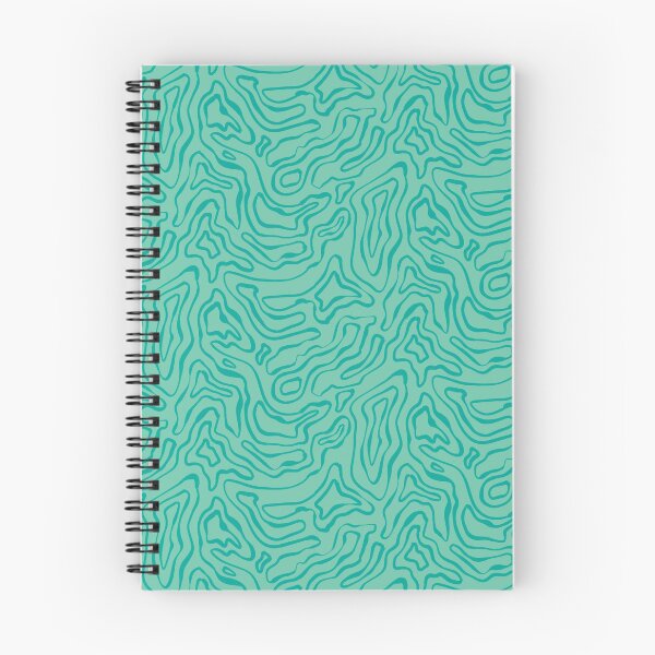 Item preview, Mint Wavy Contours designed and sold by DafneDStudio.