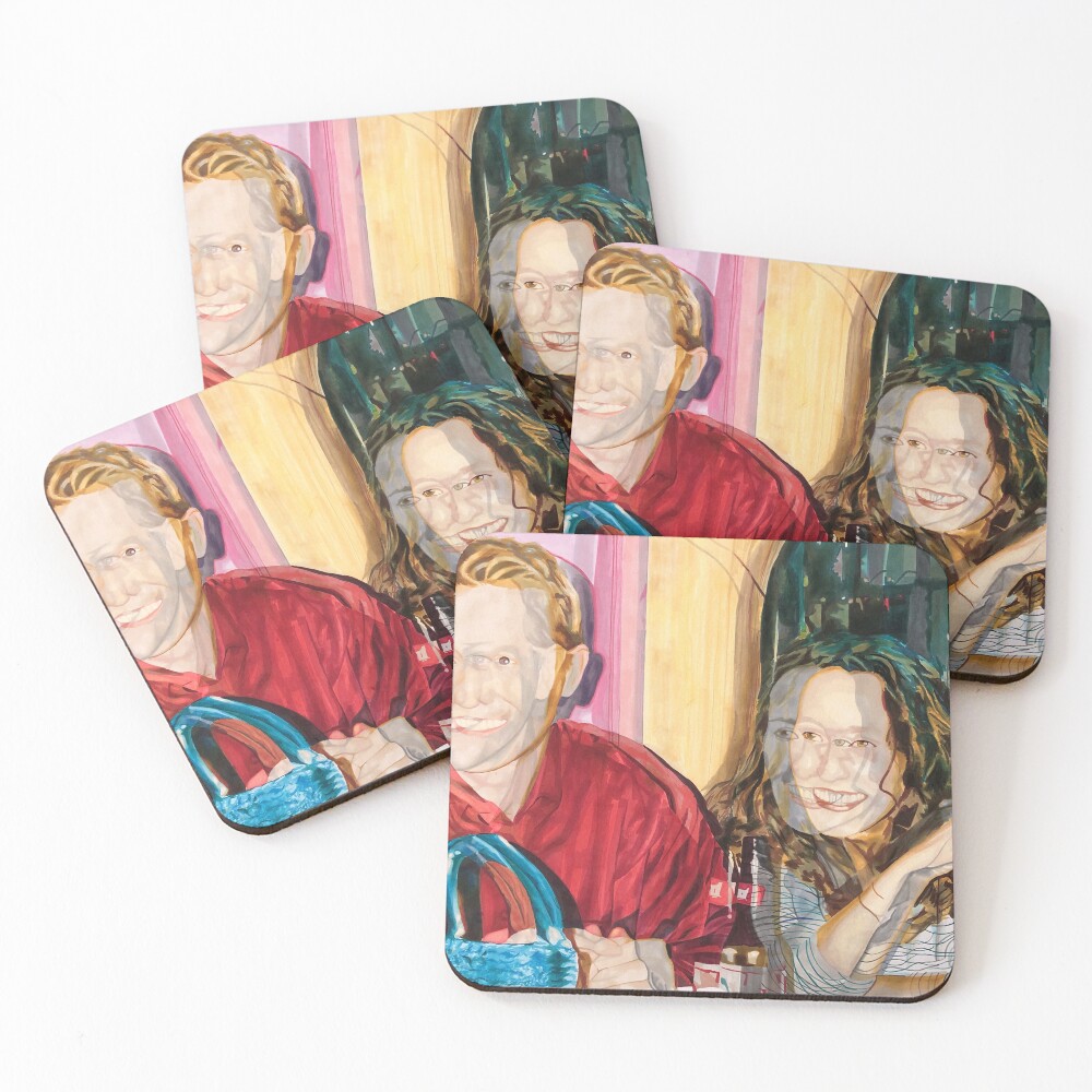 Item preview, Coasters (Set of 4) designed and sold by RHDILLUSTRATION.