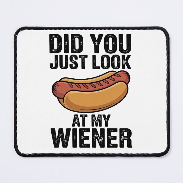 Item preview, Did You Just Look At My Wiener Funny Hotdog BBQ Retro designed and sold by ZACK ART.
