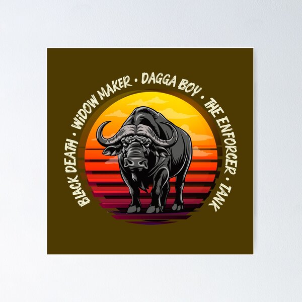 Item preview, Cape Buffalo - Africa's Big Five Animals - Big 5 designed and sold by irfankokabi.